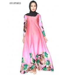 Ombre Bloom Dress Pink